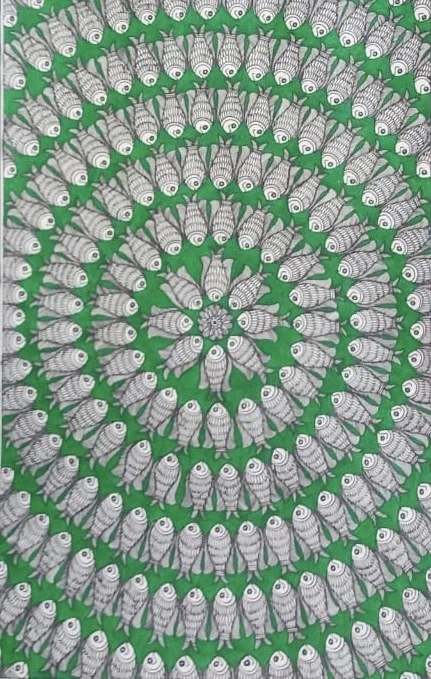 Fish Mandala_green