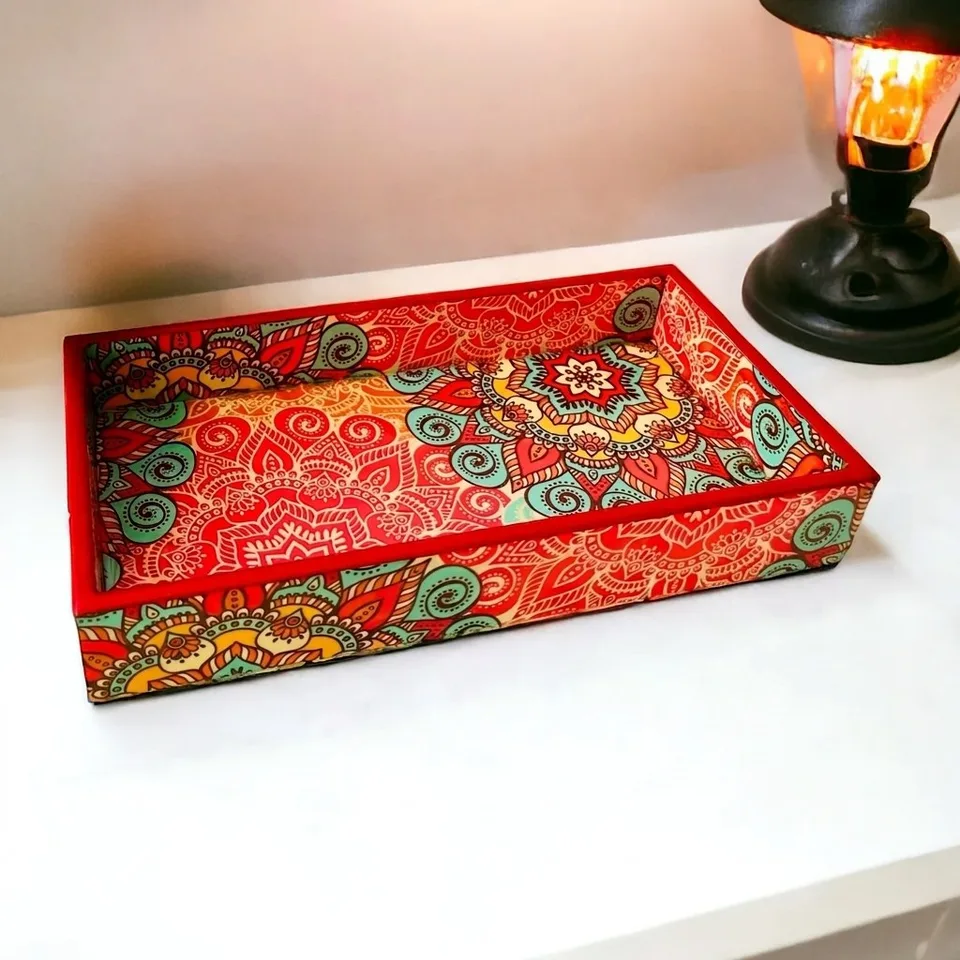 Multipurpose Tray - Colourful Mandala