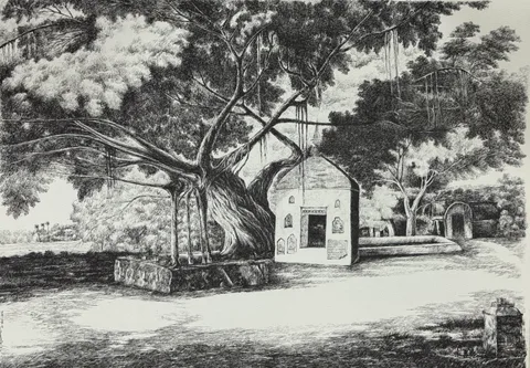Temple under a Banyan Tree