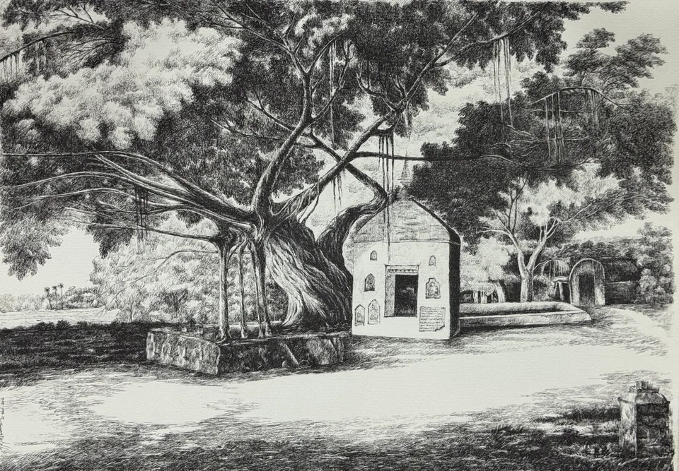 Temple under a Banyan Tree