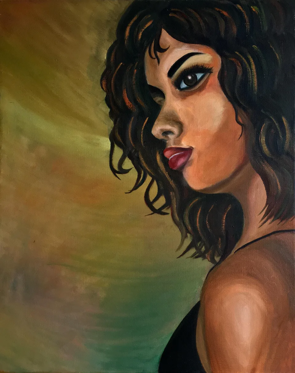 Awakened Damsel - Celebrating Women - 8 x 10 in