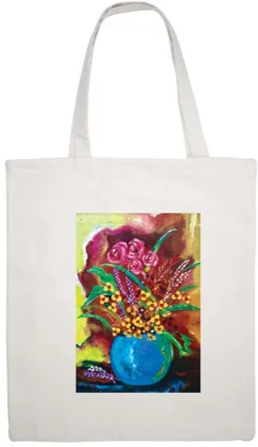 Blue Vase Tote Bag