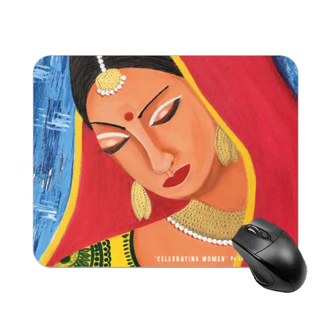 The Demure Bride Mousepad
