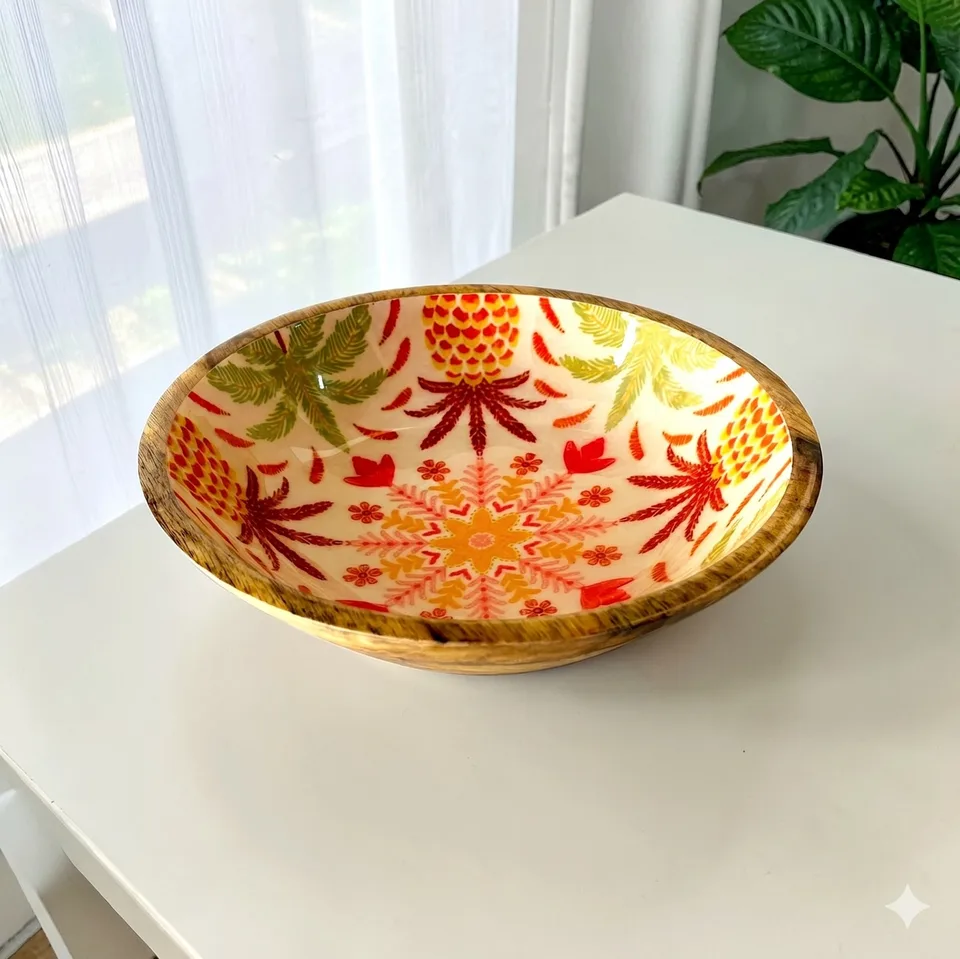Premium Serving Bowl - Pineapples