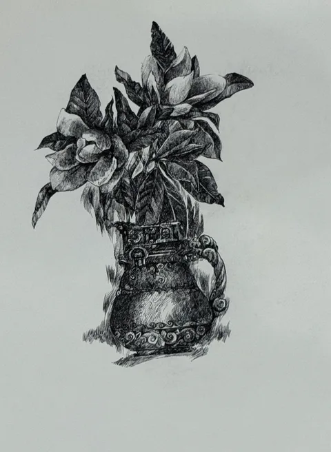Antique Bloom Vase