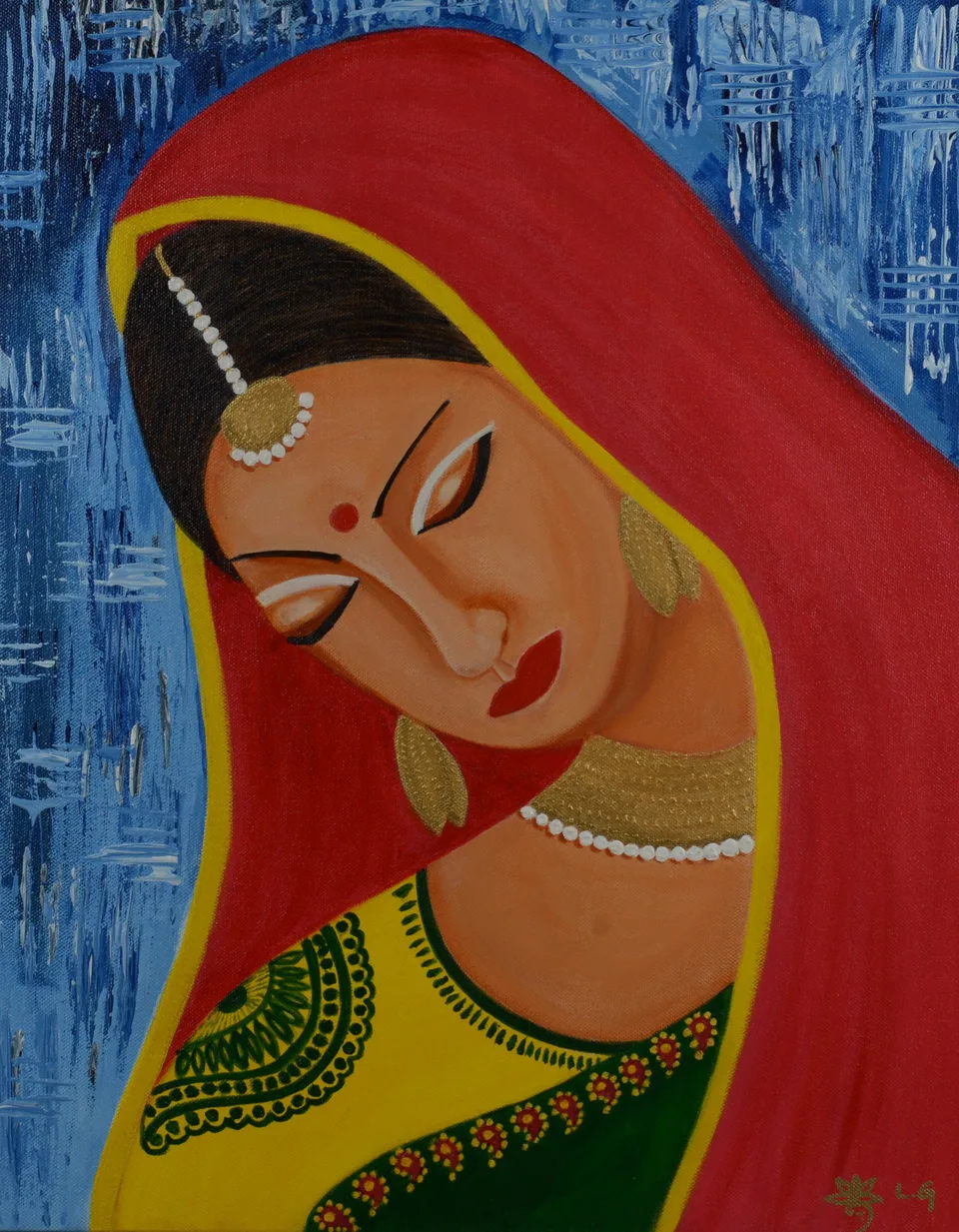 Demure Bride - Celebrating Women - 8 x 10 in