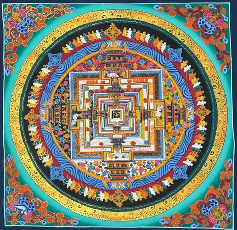 The Green Kala Chakra Mandala