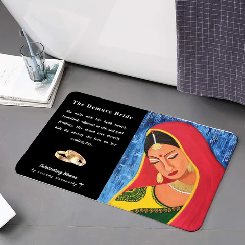 The Demure Bride Leather Placemat