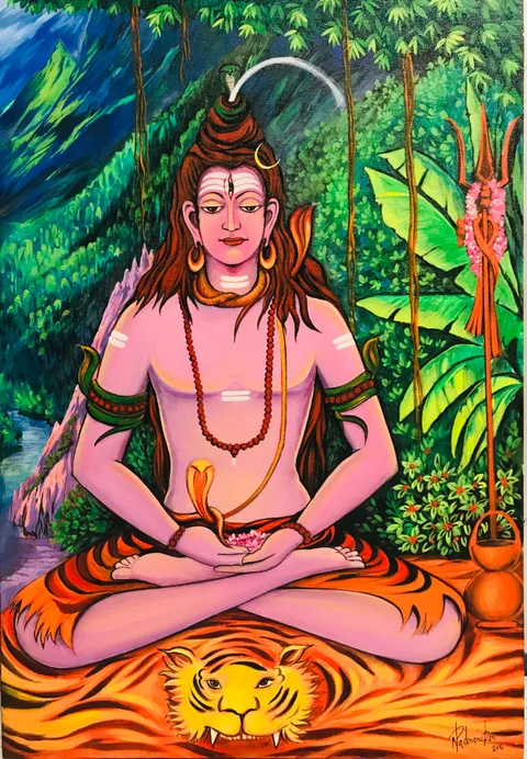 Meditating Shiva