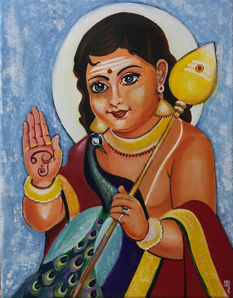 Murugan - 8 x 10 in