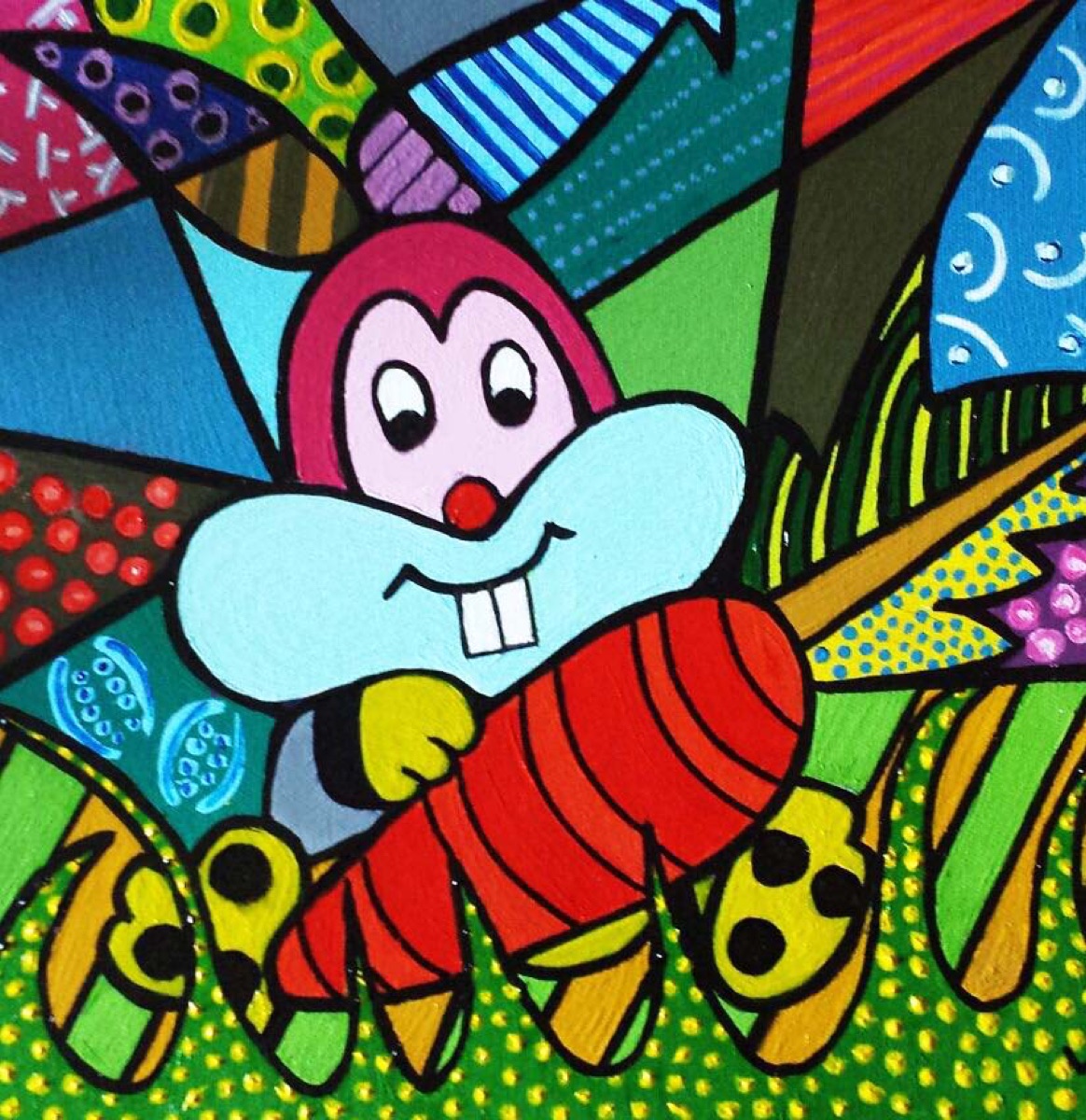 Colourful Bunny