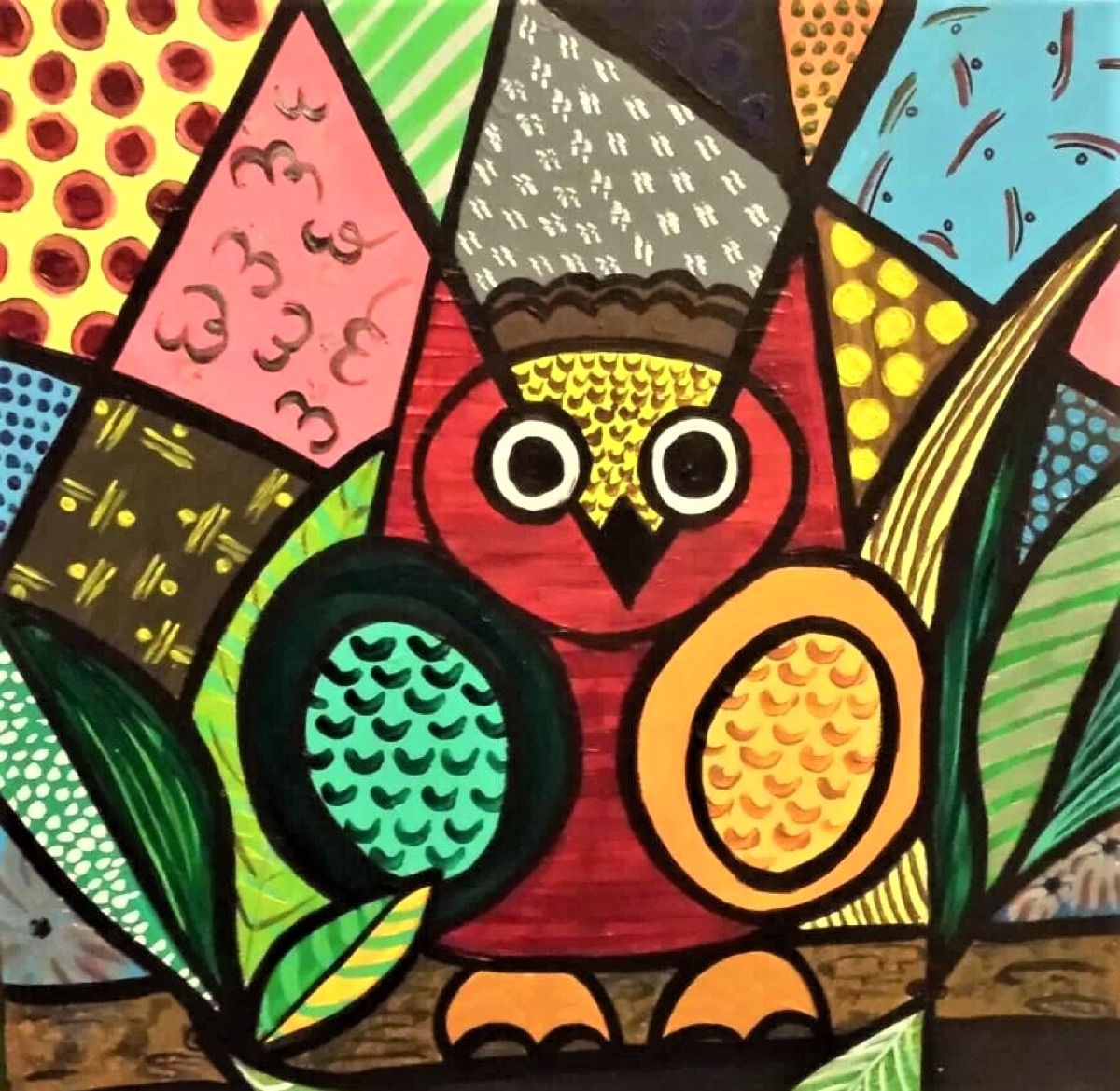 Colourful Owl