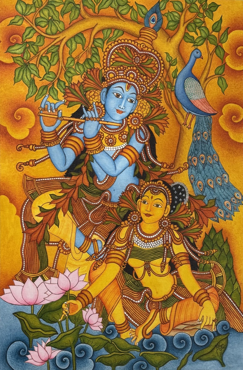 Radha Krishna Mural