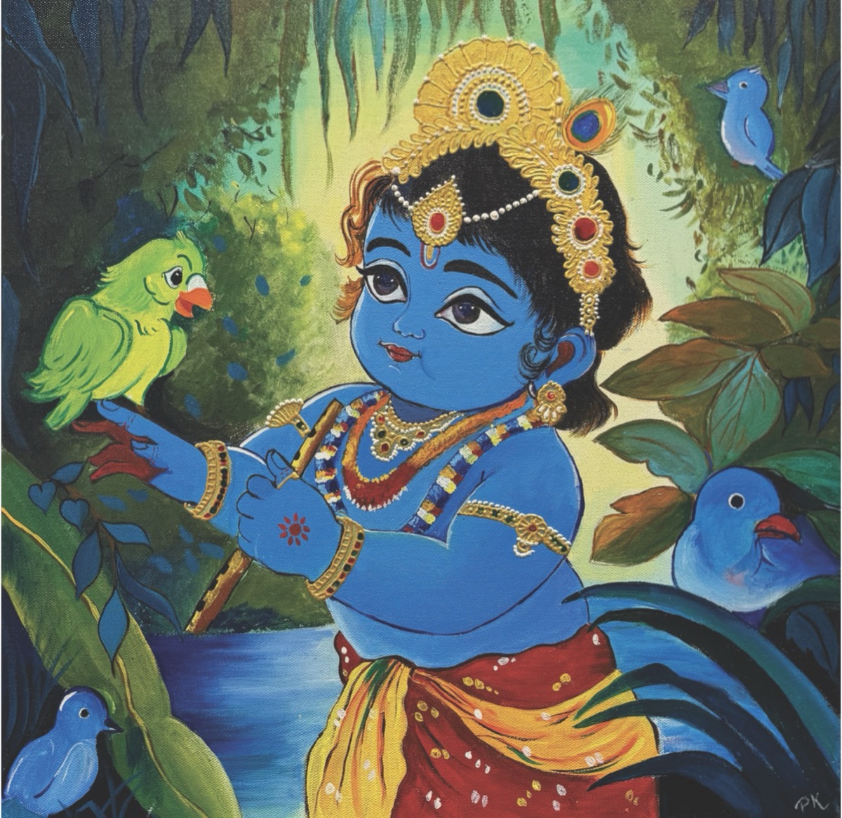 Young Radha Krishna